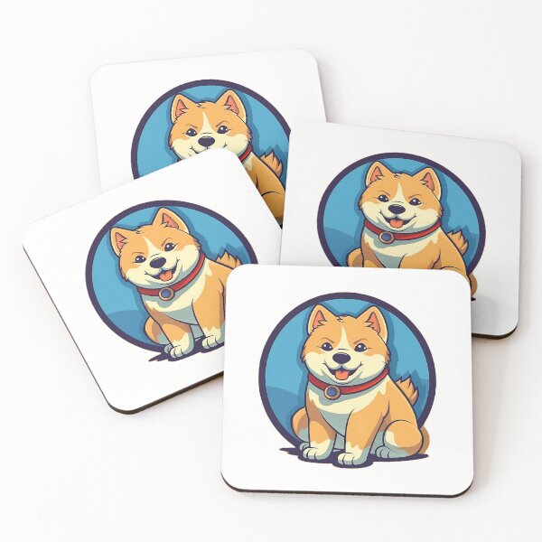 Item preview, Cartoon Cute Akita Inu designed and sold by SADStyleDesigns.