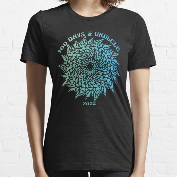 2022 Mandala 2: Light Gradient - 100 Days of Ukulele Essential T-Shirt