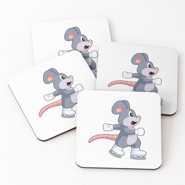 Aperçu de l'œuvre Mouse Ice skating Ice skates créée et vendue par Snabdesign84.
