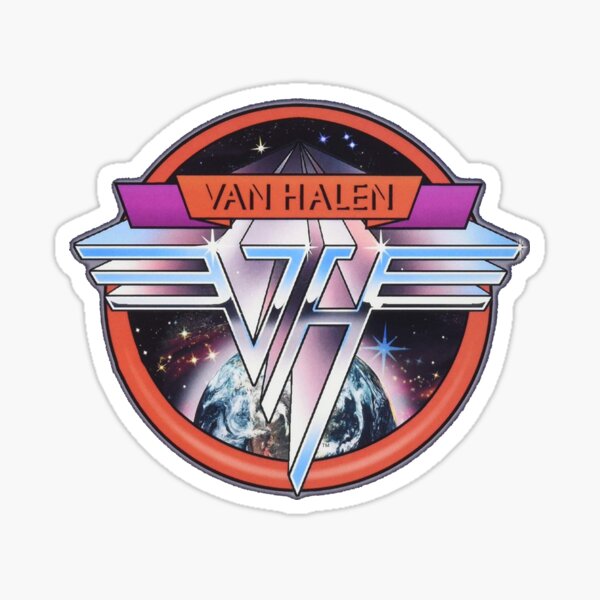 adorable<<van halen funny, van halen nirvana, van halen black sabbath, van halen led zeppelin, van halen tool bands, van halen motley crue, van halen Sticker