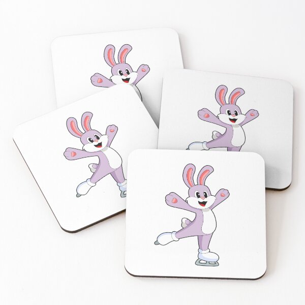 Aperçu de l'œuvre Rabbit Ice skating Ice skates créée et vendue par Snabdesign84.