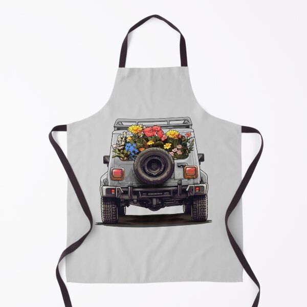 Item preview, Silver Jimny Flower Power Rear View designed and sold by stoicjimny.