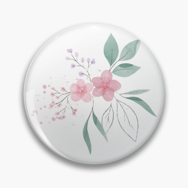 Item preview, Baby pink flower and Greek fret. designed and sold by coffeeflavour.