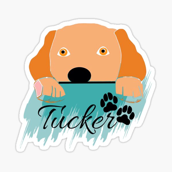 Tucker Dog Sticker for Sale by ShinyPhoenix