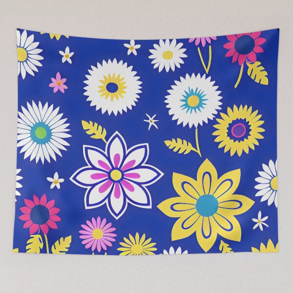 Item preview, Spring feeling with colourful flowers  designed and sold by WhatTheTrendsDo.