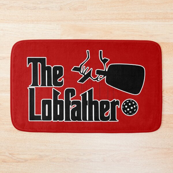 Item preview, The Pickleball Lobfather - A fun black and white graphic inspired by the classic movie and lobbing on the pickleball court designed and sold by GreenCarbon2112.