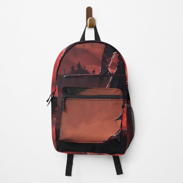 Item preview, "Red Moon over the Battlefield: A Samurai at the Twilight of Battle" designed and sold by Anthonny Barlan.