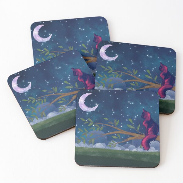 Item preview, Starry Sky and a Watchful Cat designed and sold by InfernalDesign.