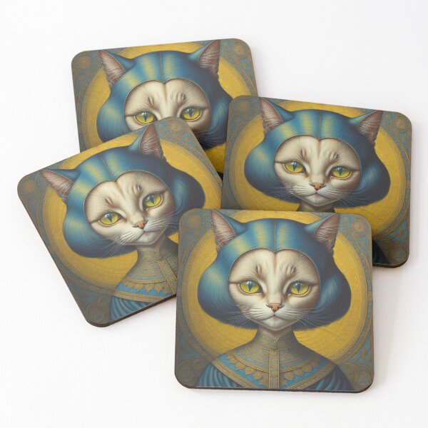 Item preview, Blue Hair Cat  by Perceptual Paradox Creations designed and sold by hobbit73.