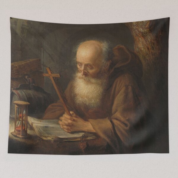 Item preview, A Hermit | Gerard Dou | 1664 designed and sold by CJET.