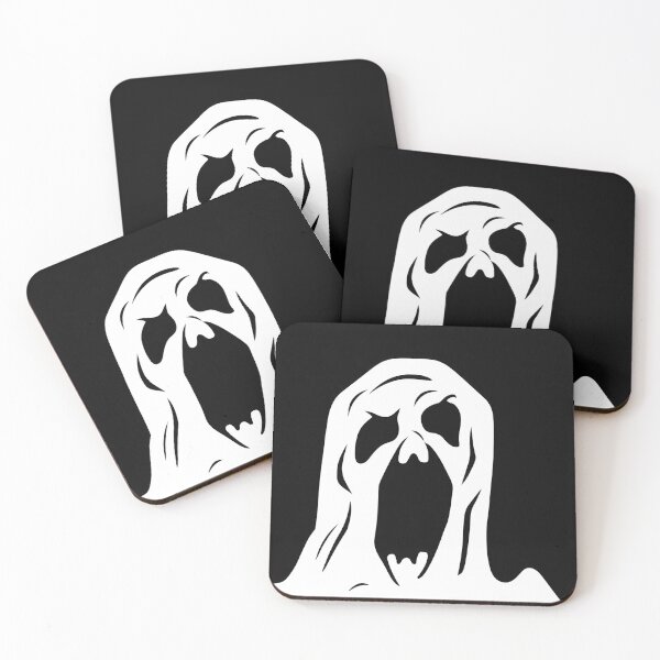 Artikelvorschau, Gruseliges Halloween-Geistergesicht entworfen und verkauft von Pattern-Way.