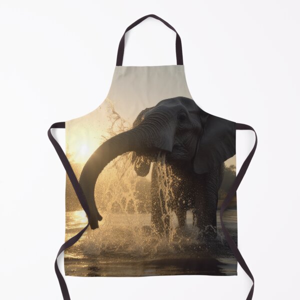 Item preview, Elephant Playing with Water designed and sold by NoWayy.