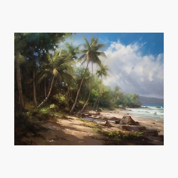Palm Trees Photographic Print