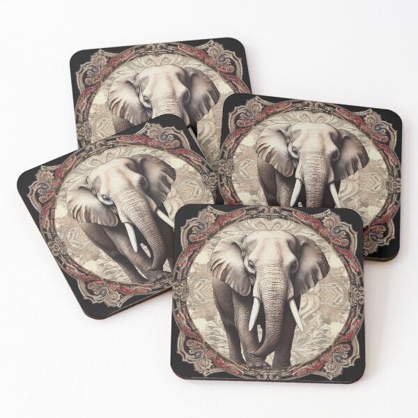 Item preview, Vintage Indian Elephant  designed and sold by Happy Mood Design.