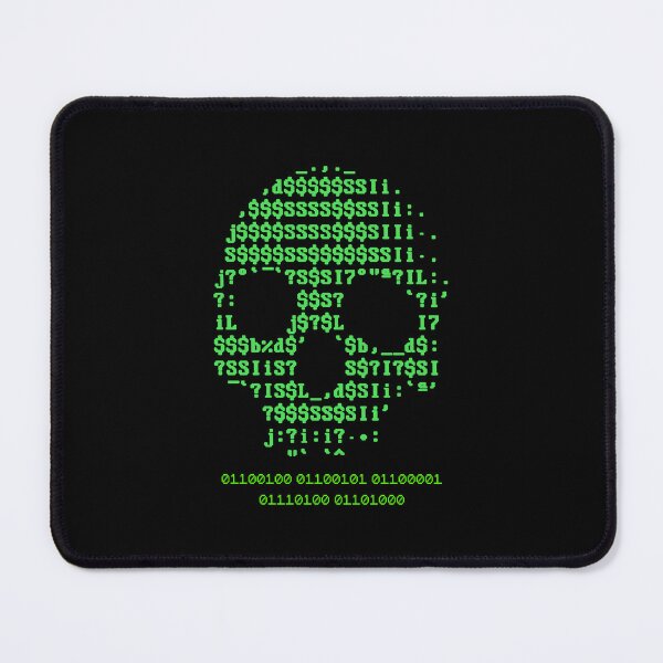 Item preview, Binary Death Skull Design designed and sold by Gogmagosh.