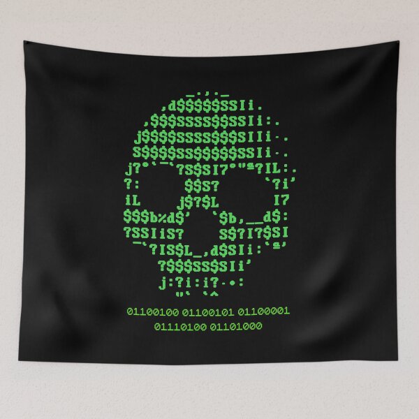 Item preview, Binary Death Skull Design designed and sold by Gogmagosh.