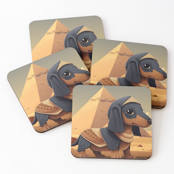 Item preview, Dachshund egipcio #1 o Dachhotep el primero designed and sold by SilverFrog.