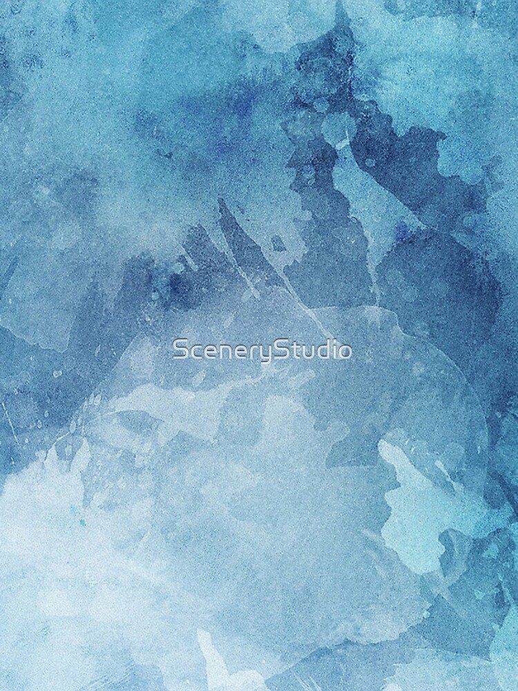 Thumbnail 4 of 4, iPhone Case, Color Texture Blue Ink Material designed and sold by SceneryStudio.