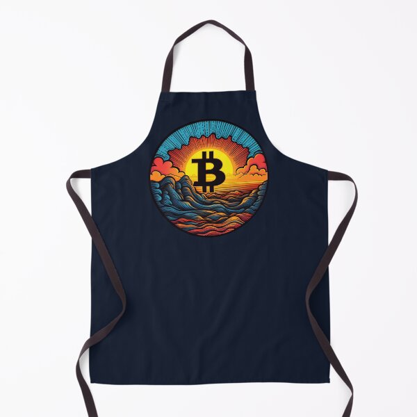 Item preview, Bitcoin logo, symbol, sunrise, vacation, sun, clouds, ocean designed and sold by lavalova.