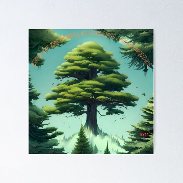 Item preview, Lost in the the lore of trees , my soul sings earthen melodies designed and sold by ZColection.