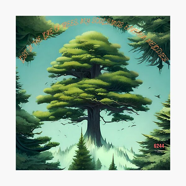 Item preview, Lost in the the lore of trees , my soul sings earthen melodies designed and sold by ZColection.