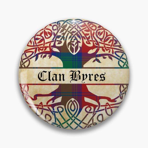 Item preview, Byres Tree of Life Clan Scottish Surname tartan designed and sold by BagTown Clans.