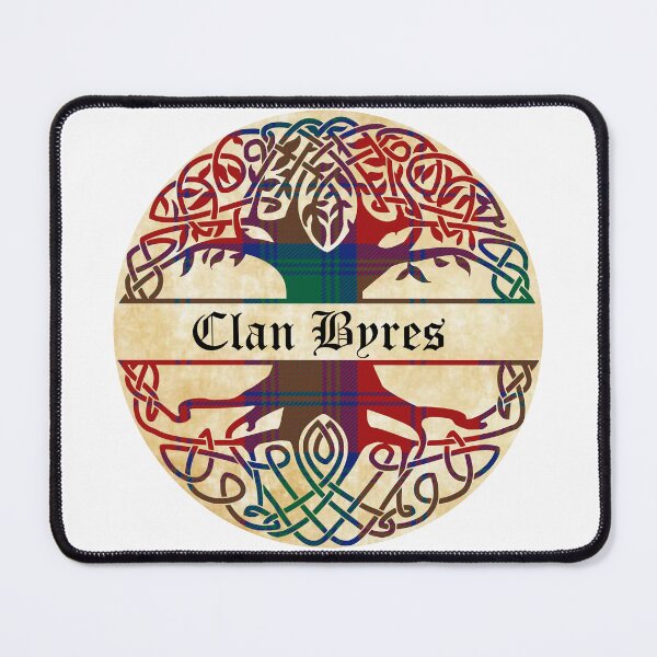 Item preview, Byres Tree of Life Clan Scottish Surname tartan designed and sold by BagTown Clans.
