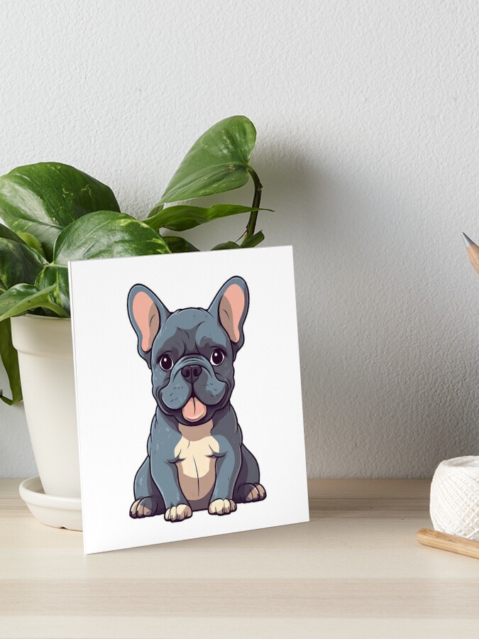 Quadri Bagno Funny Greyhound French Bulldog Dog Wall Art Poster e stampe  Immagini di animali per soggiorno Home Decor 30x50cm (12x20in) X2 Senza