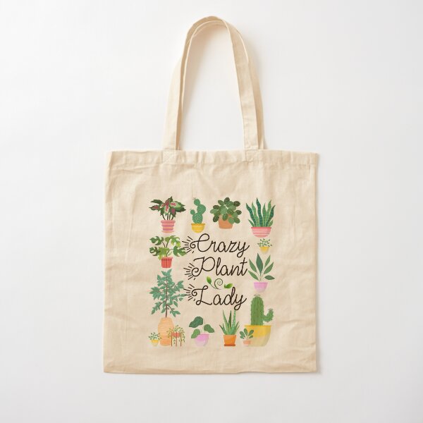 Item preview, Crazy Plant Lady Tote bag designed and sold by 1Seven.