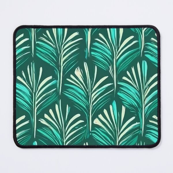 Item preview, Areca Palm leaves Mid Century Modern stylized pattern designed and sold by RicsArtistry.