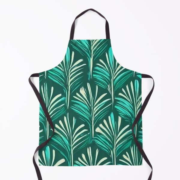 Item preview, Areca Palm leaves Mid Century Modern stylized pattern designed and sold by RicsArtistry.