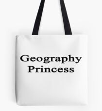 Geography Princess Tote Bag
