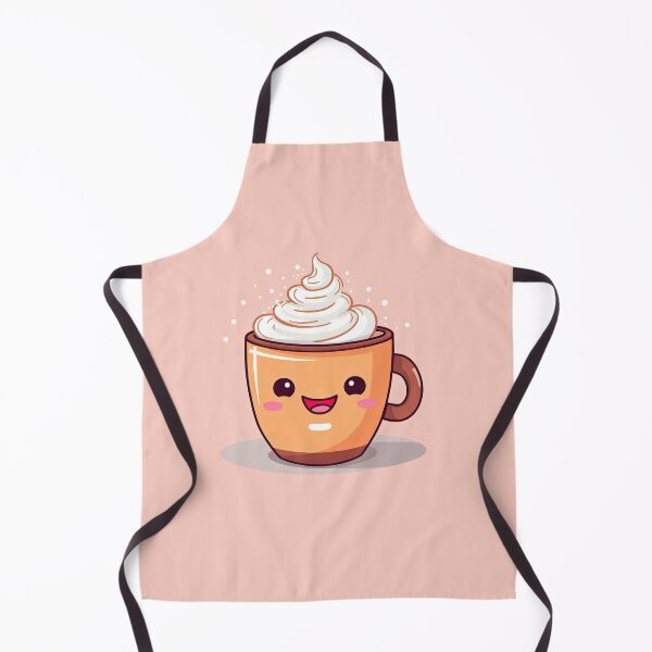 Item preview, Cute happy cartoon hot chocolate cup designed and sold by Pinkbirdie.