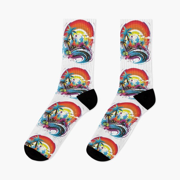 Item preview, Summer Paradise Beach in Graffiti Style designed and sold by SADStyleDesigns.
