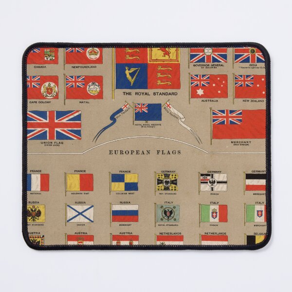 Item preview, Vintage British Empire & European Country Flags Chart (1905) designed and sold by BravuraMedia.