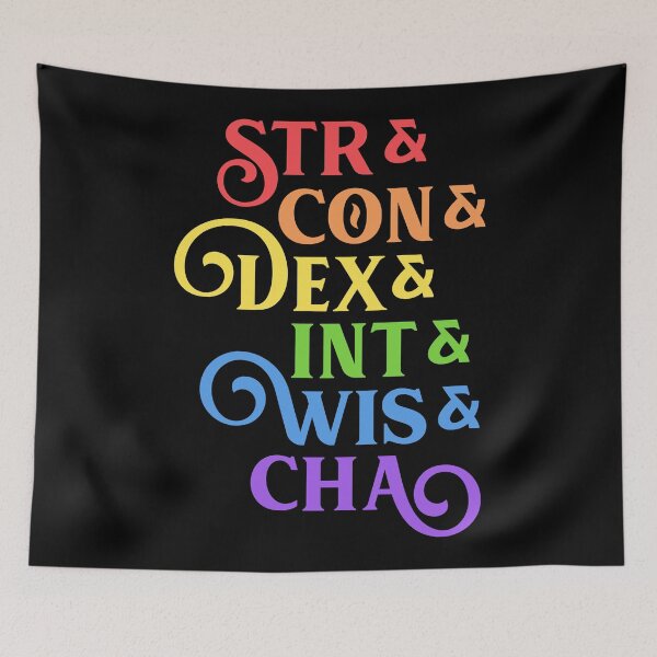 Item preview, Rainbow RPG Stats Tabletop designed and sold by pixeptional.