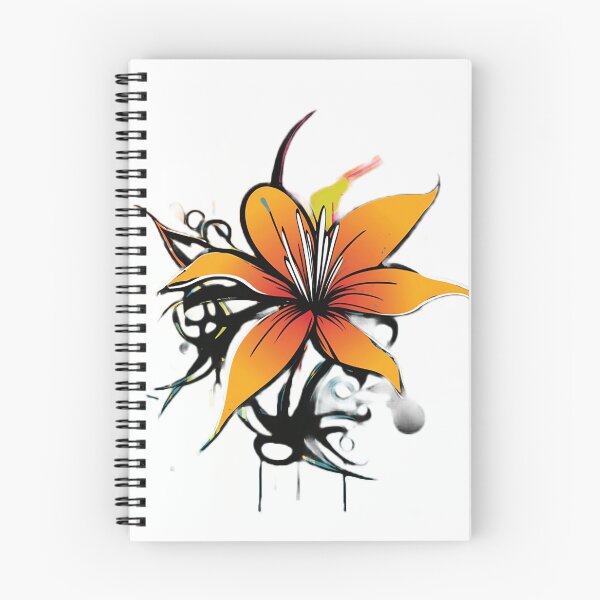 Item preview, Orange Flower in Graffiti Style designed and sold by SADStyleDesigns.