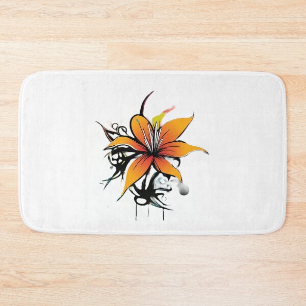 Item preview, Orange Flower in Graffiti Style designed and sold by SADStyleDesigns.