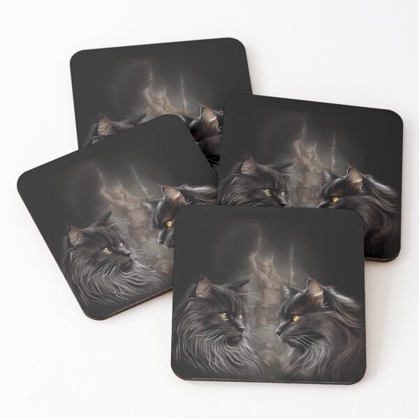 Item preview, Norwegian Forest Cats with Freya designed and sold by derKatzenmensch.