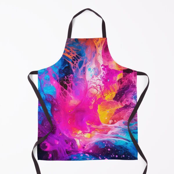 Item preview, Radiant Flow Fusion -Neon Abstract Fluid Art- designed and sold by lematworks.