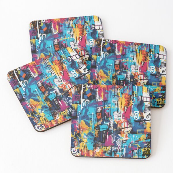 Item preview, Urban Symphony: Graffiti-Inspired Pattern designed and sold by Juuskus.