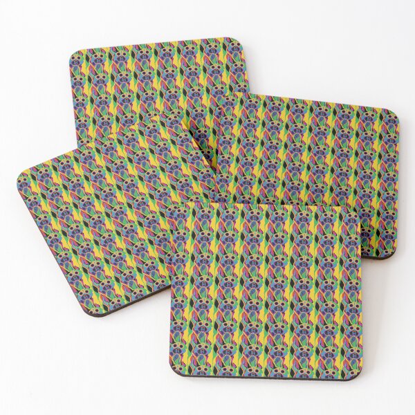 Item preview, Colorful Vibrant Trippy Dog Pattern designed and sold by Aaron2610.
