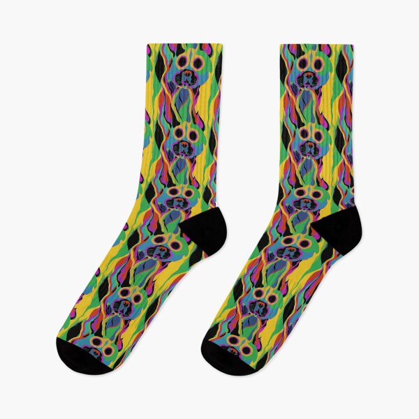 Item preview, Colorful Vibrant Trippy Dog Pattern designed and sold by Aaron2610.