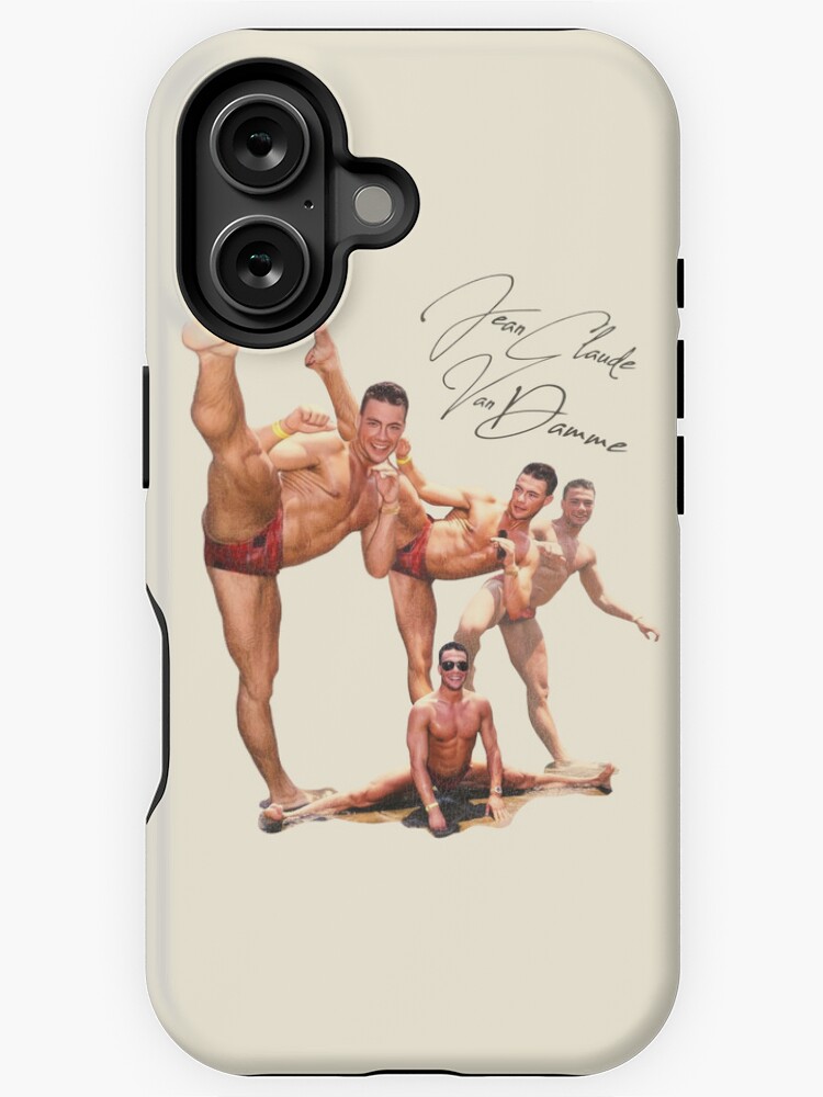 Thumbnail 1 of 4, iPhone Case, Jean Claude Van Damme 'KICK' designed and sold by ourkid.