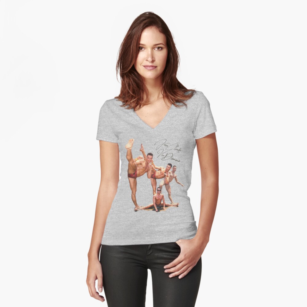 Item preview, Fitted V-Neck T-Shirt designed and sold by ourkid.