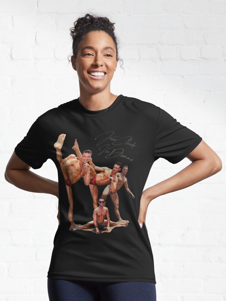 Thumbnail 6 of 7, Active T-Shirt, Jean Claude Van Damme 'KICK' designed and sold by ourkid.