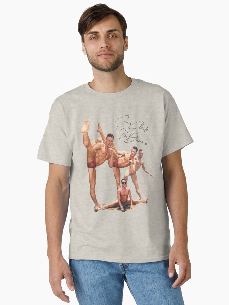 Thumbnail 1 of 7, Classic T-Shirt, Jean Claude Van Damme 'KICK' designed and sold by ourkid.