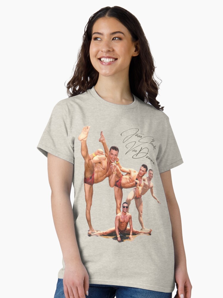 Thumbnail 2 of 7, Classic T-Shirt, Jean Claude Van Damme 'KICK' designed and sold by ourkid.
