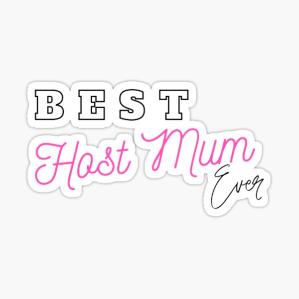 Best host mom ever  Apron for Sale by clara steines