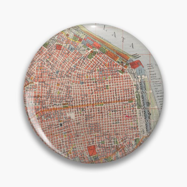 Item preview, Vintage Buenos Aires Argentina Map (1912) The Queen of El Plata Atlas designed and sold by BravuraMedia.